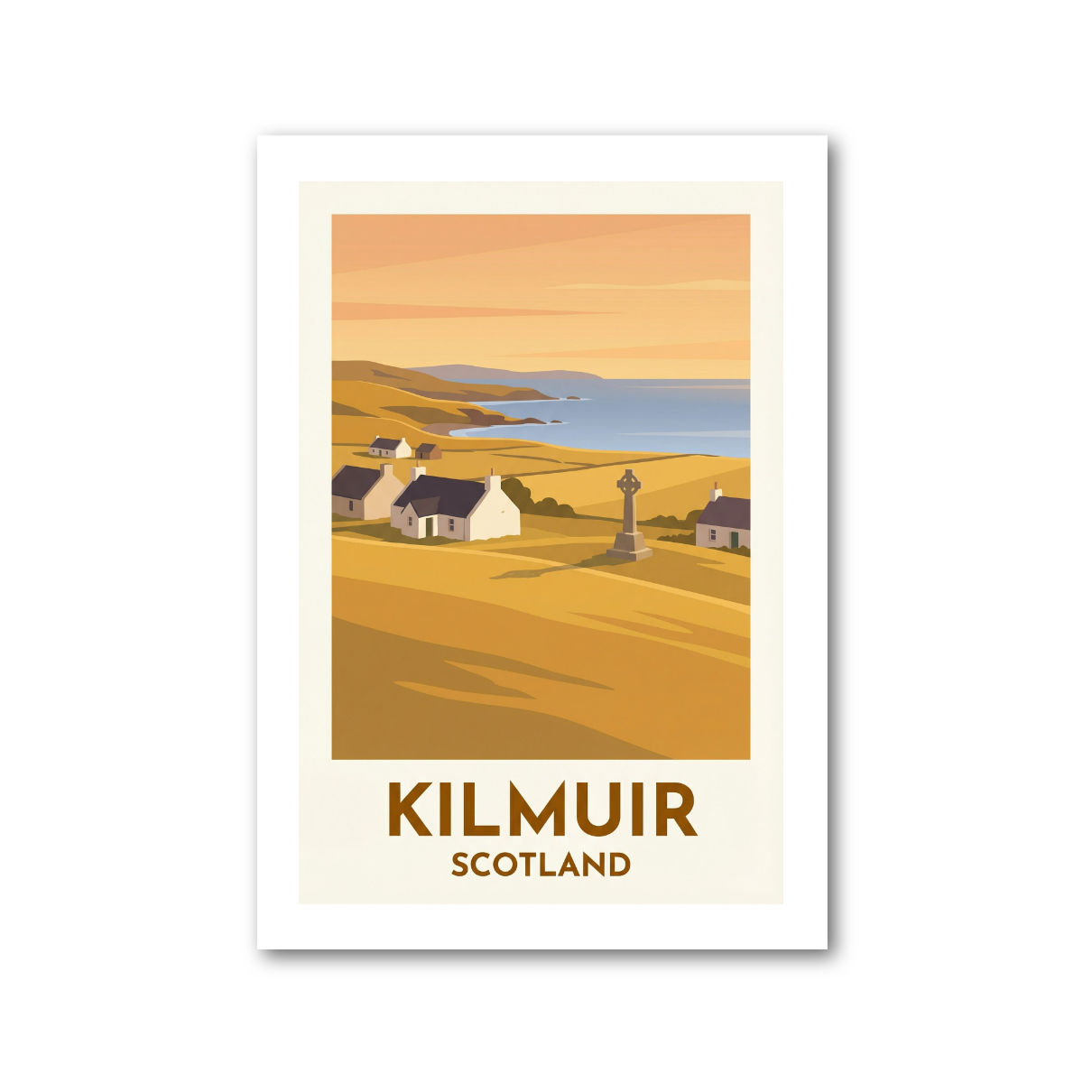 Kilmuir, Scotland Travel Poster Giclee Art Print 420-2